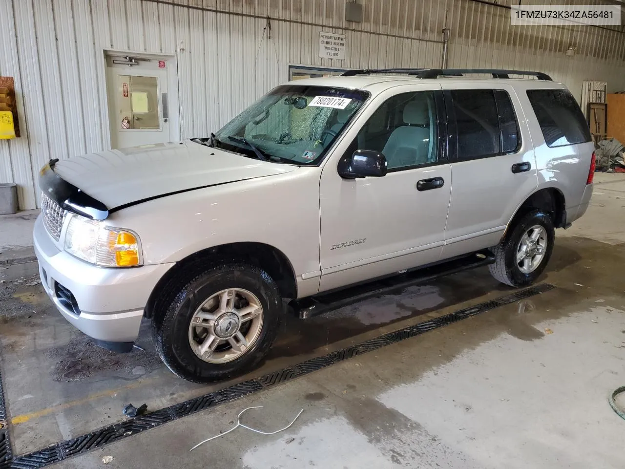 2004 Ford Explorer Xlt VIN: 1FMZU73K34ZA56481 Lot: 78020174