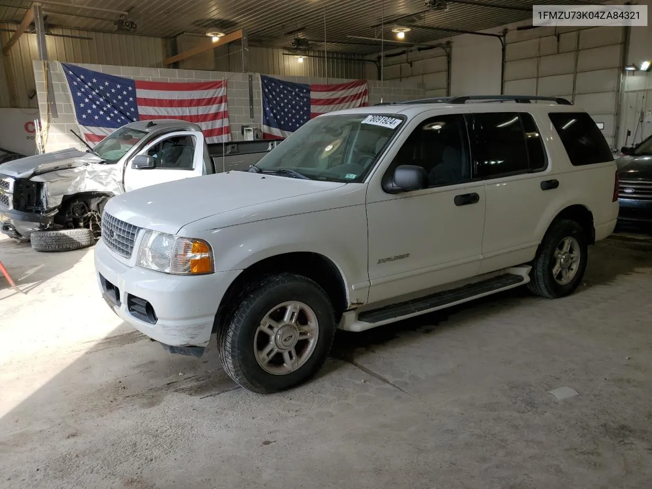 2004 Ford Explorer Xlt VIN: 1FMZU73K04ZA84321 Lot: 78091924