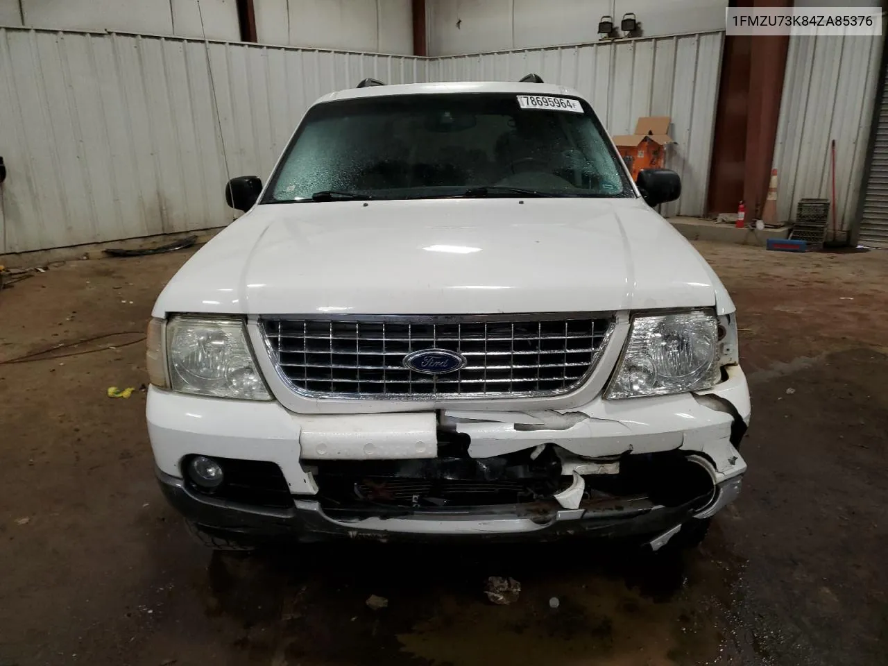 2004 Ford Explorer Xlt VIN: 1FMZU73K84ZA85376 Lot: 78695964