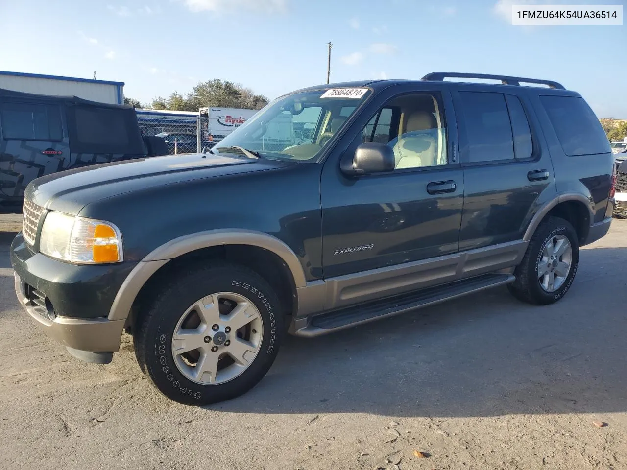 2004 Ford Explorer Eddie Bauer VIN: 1FMZU64K54UA36514 Lot: 78864874