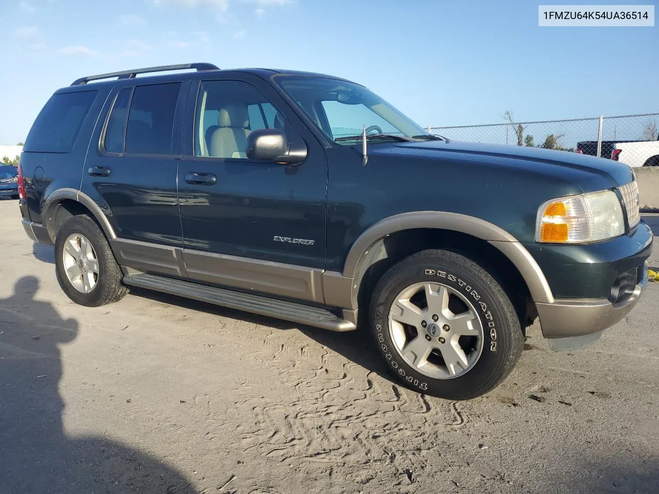 2004 Ford Explorer Eddie Bauer VIN: 1FMZU64K54UA36514 Lot: 78864874