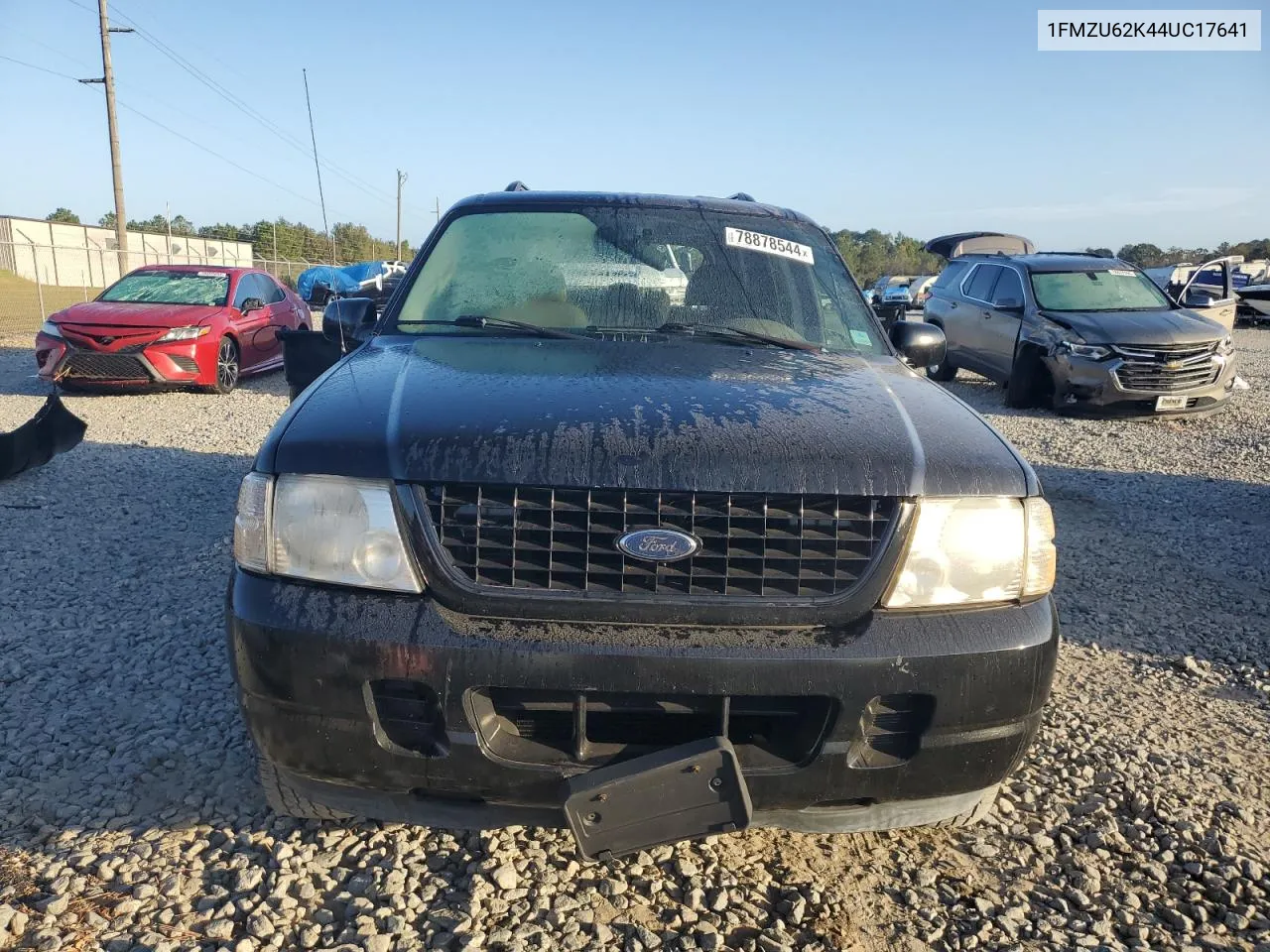 2004 Ford Explorer Xls VIN: 1FMZU62K44UC17641 Lot: 78878544