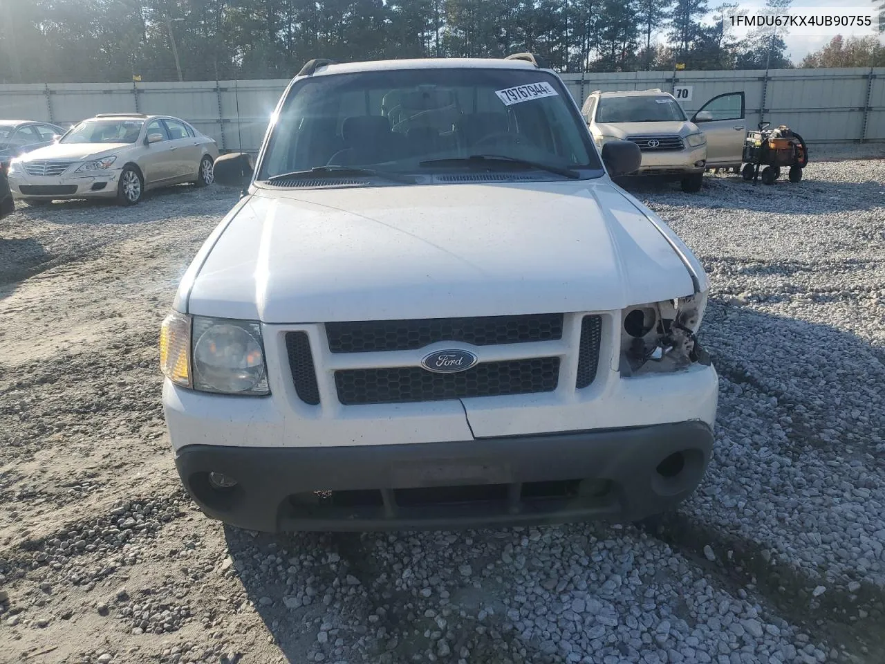 2004 Ford Explorer Sport Trac VIN: 1FMDU67KX4UB90755 Lot: 79767944