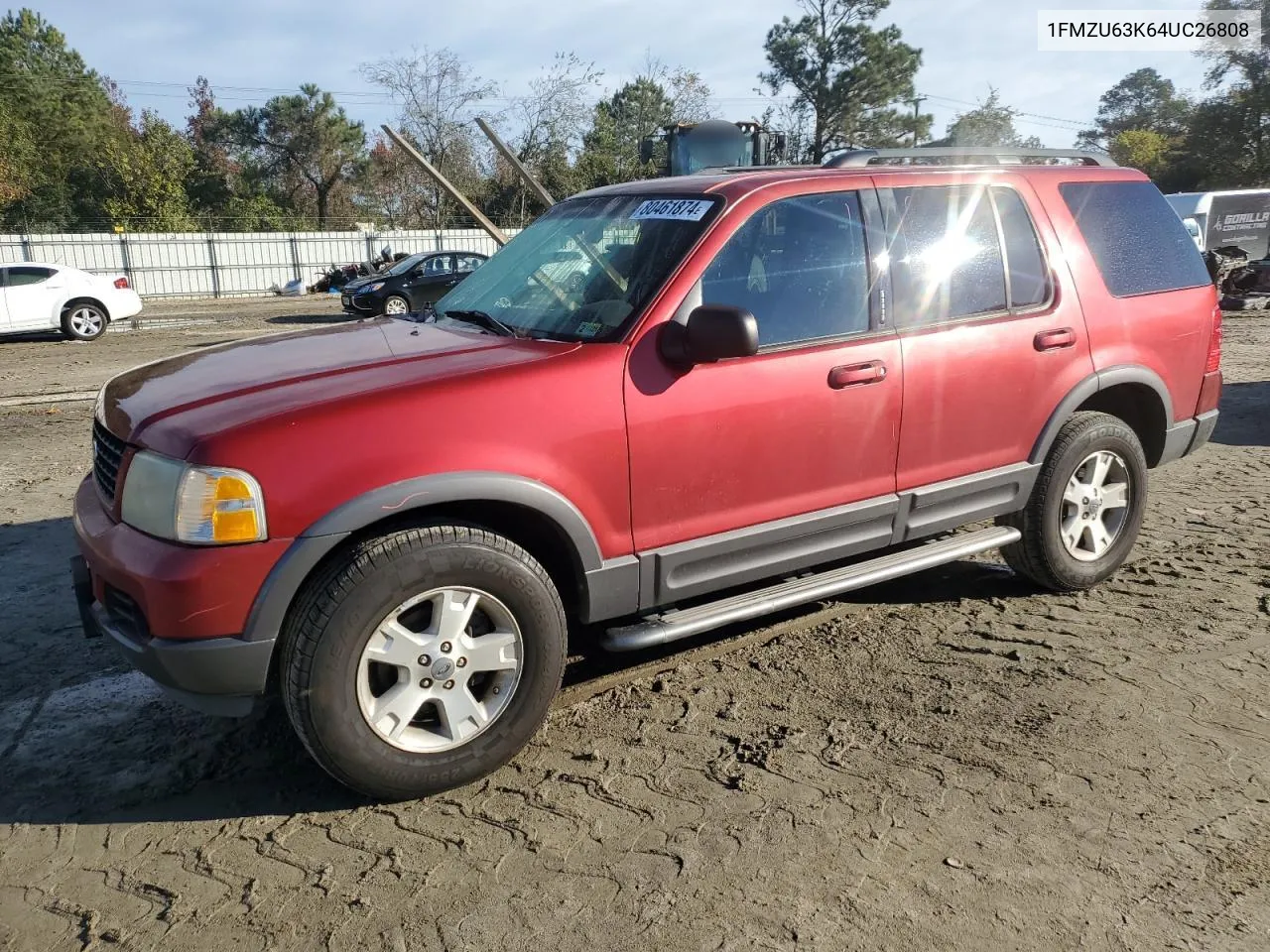 2004 Ford Explorer Xlt VIN: 1FMZU63K64UC26808 Lot: 80461874