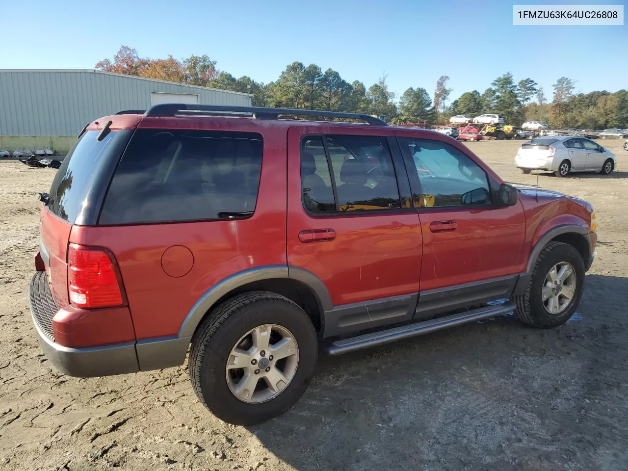 2004 Ford Explorer Xlt VIN: 1FMZU63K64UC26808 Lot: 80461874