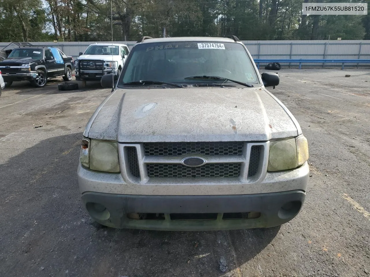 2005 Ford Explorer Sport Trac VIN: 1FMZU67K55UB81520 Lot: 37574764