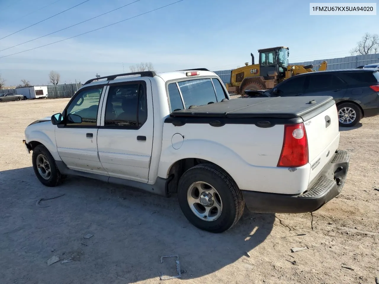 2005 Ford Explorer Sport Trac VIN: 1FMZU67KX5UA94020 Lot: 42029694