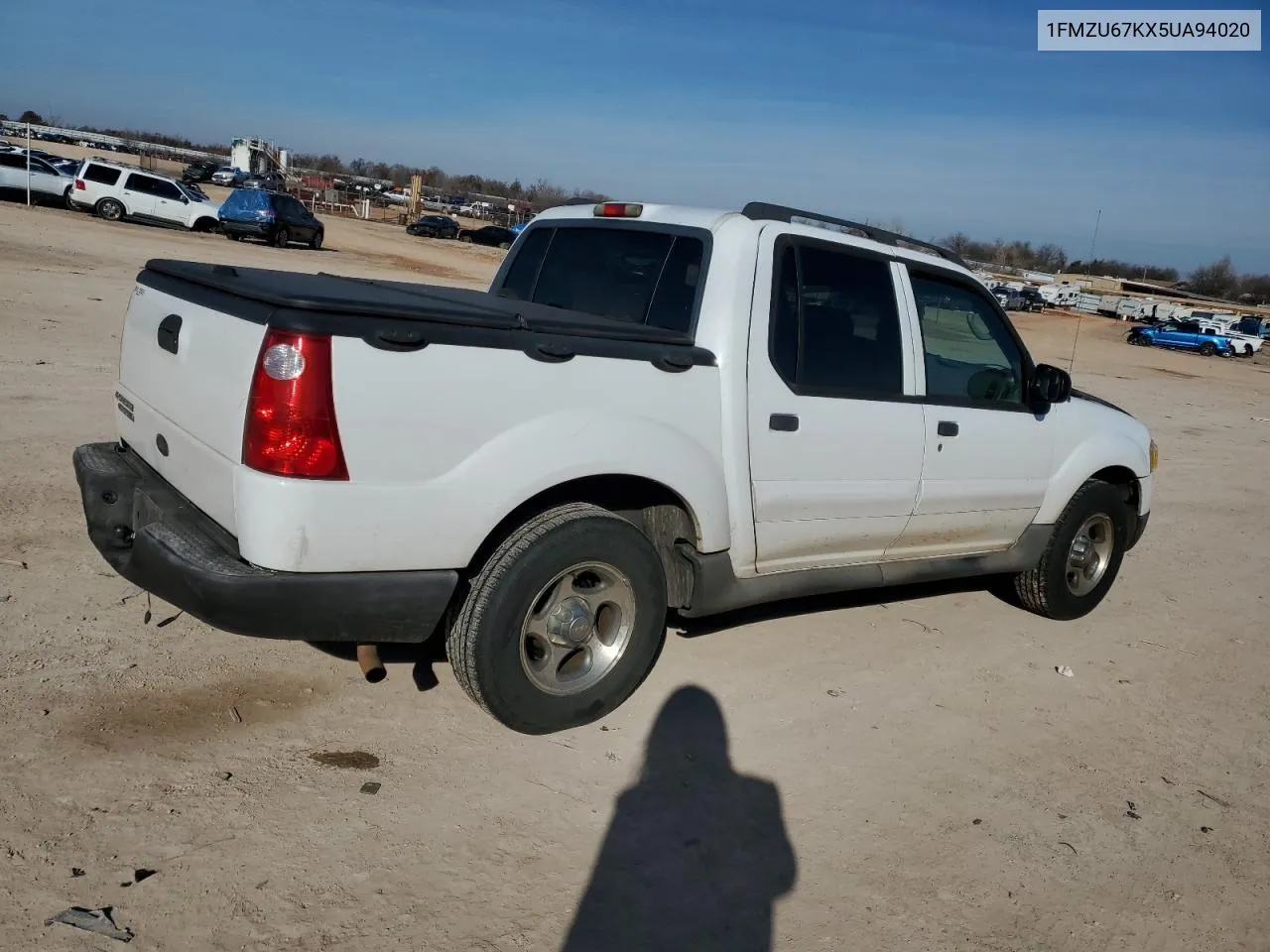 2005 Ford Explorer Sport Trac VIN: 1FMZU67KX5UA94020 Lot: 42029694