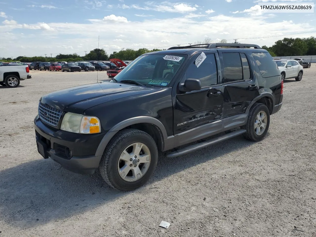 2005 Ford Explorer Xlt VIN: 1FMZU63W55ZA08639 Lot: 63309294