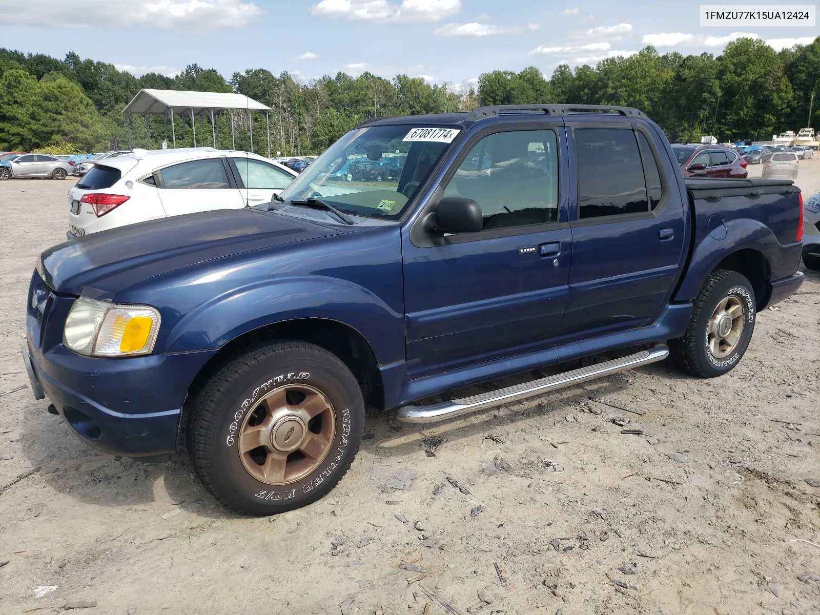 2005 Ford Explorer Sport Trac VIN: 1FMZU77K15UA12424 Lot: 67081774