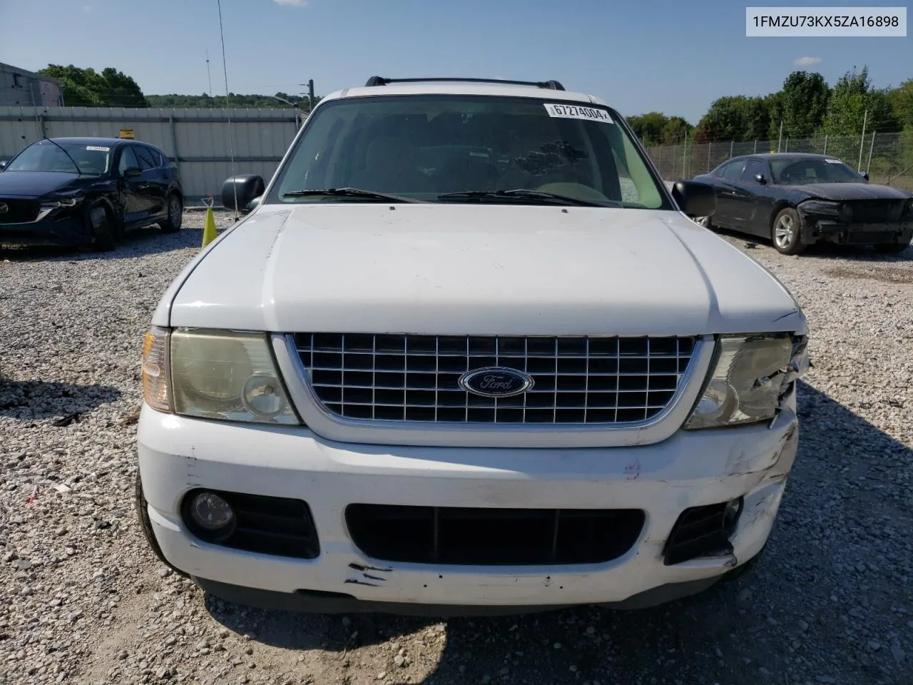 2005 Ford Explorer Xlt VIN: 1FMZU73KX5ZA16898 Lot: 67274004