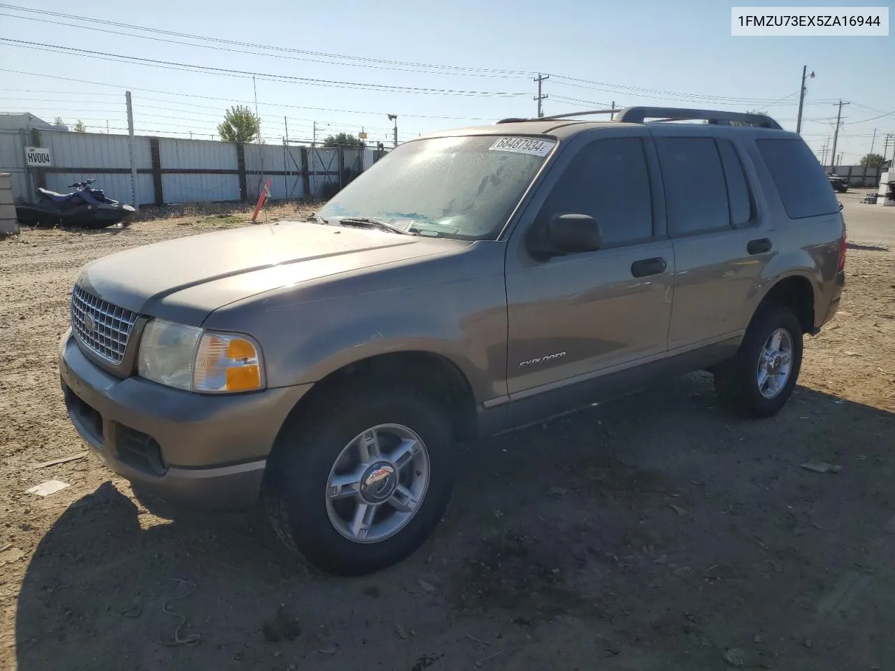 2005 Ford Explorer Xlt VIN: 1FMZU73EX5ZA16944 Lot: 68487934