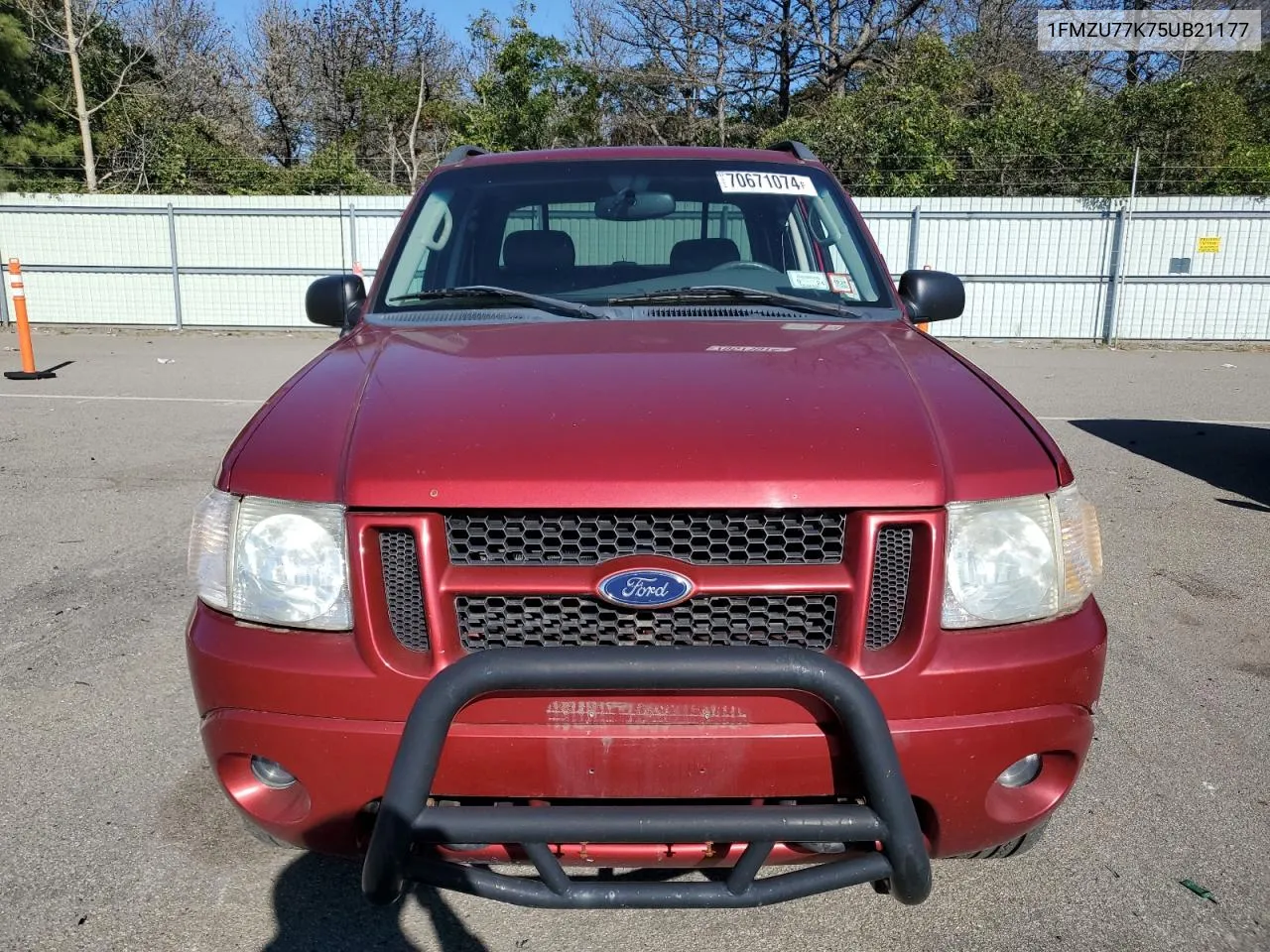 2005 Ford Explorer Sport Trac VIN: 1FMZU77K75UB21177 Lot: 70671074