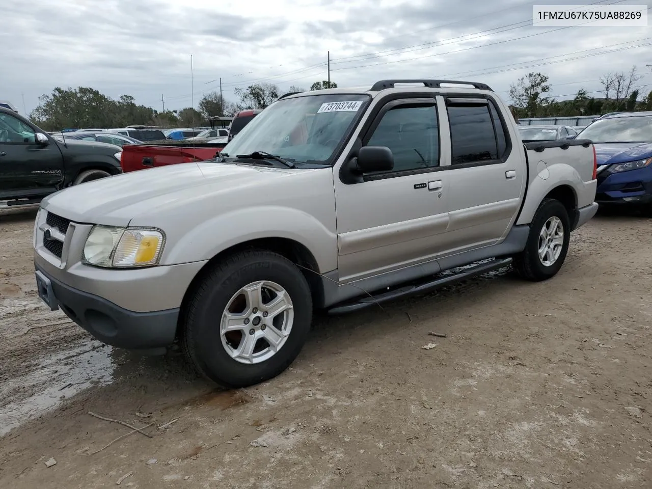 2005 Ford Explorer Sport Trac VIN: 1FMZU67K75UA88269 Lot: 73703744