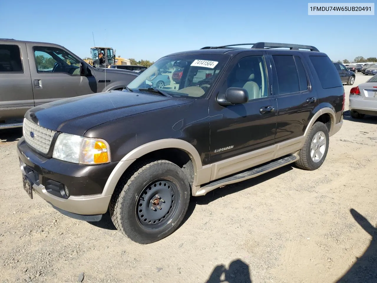 2005 Ford Explorer Eddie Bauer VIN: 1FMDU74W65UB20491 Lot: 74141504