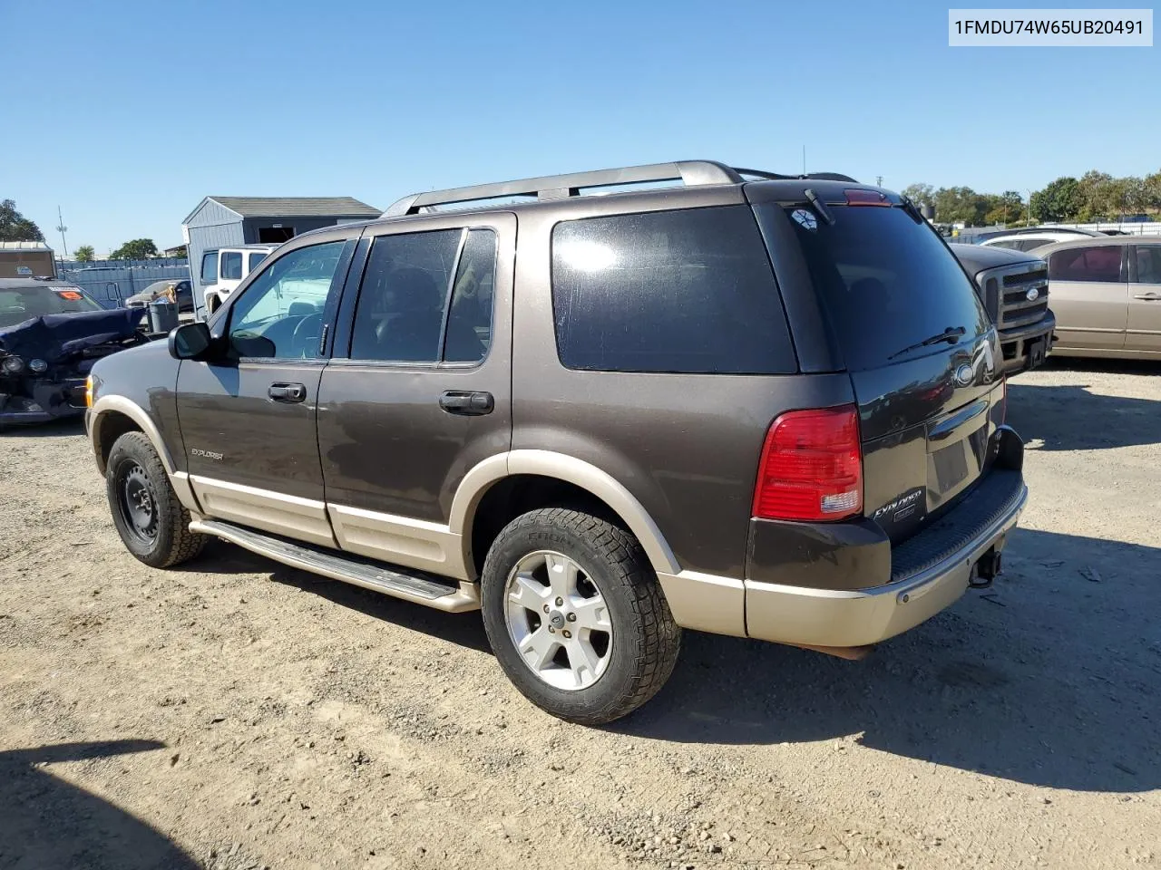 2005 Ford Explorer Eddie Bauer VIN: 1FMDU74W65UB20491 Lot: 74141504