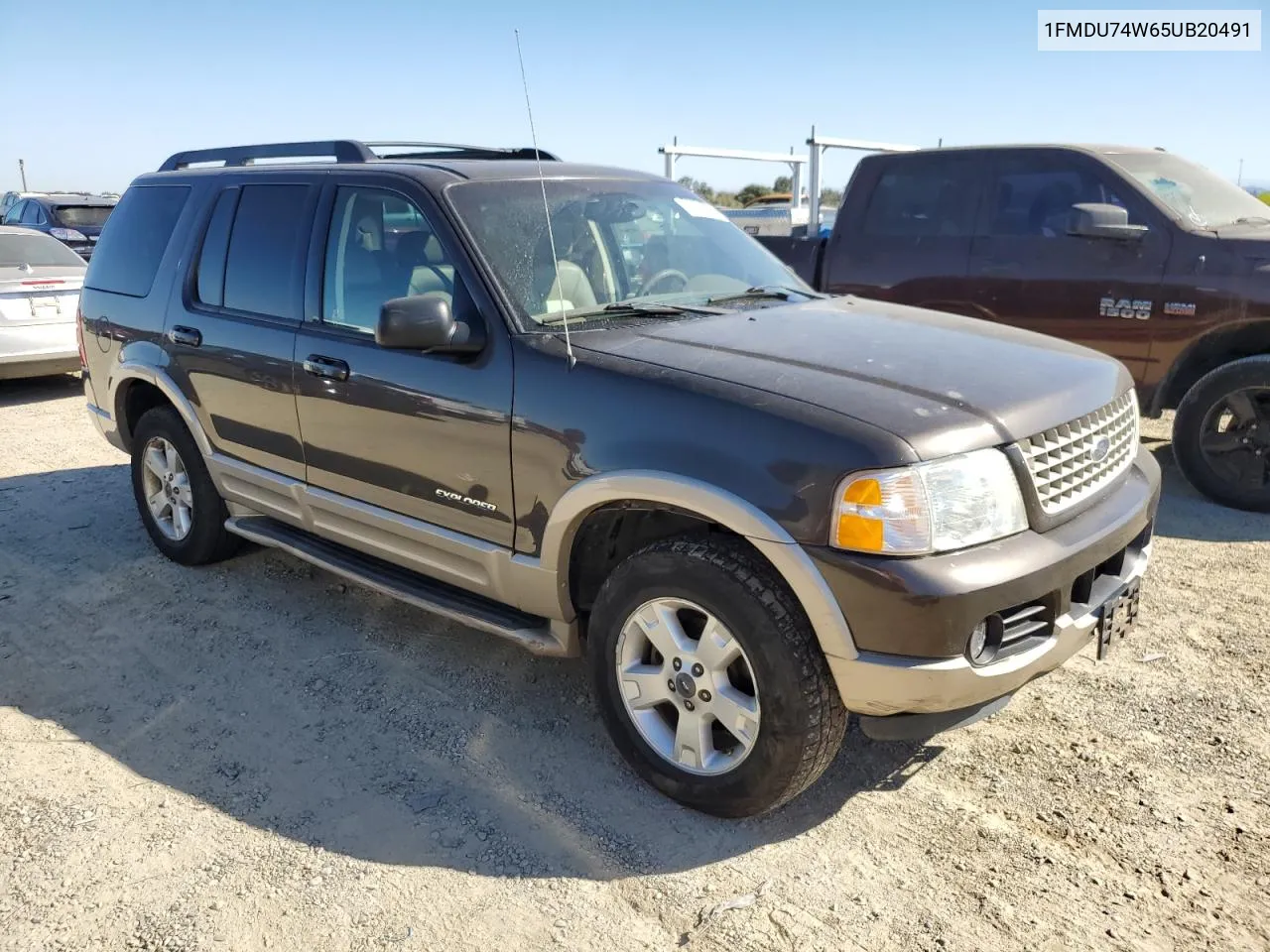 2005 Ford Explorer Eddie Bauer VIN: 1FMDU74W65UB20491 Lot: 74141504