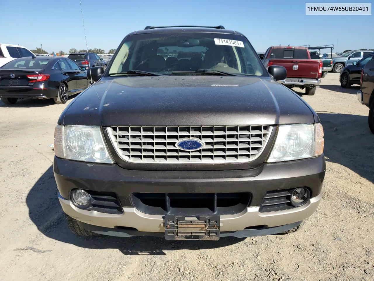 2005 Ford Explorer Eddie Bauer VIN: 1FMDU74W65UB20491 Lot: 74141504