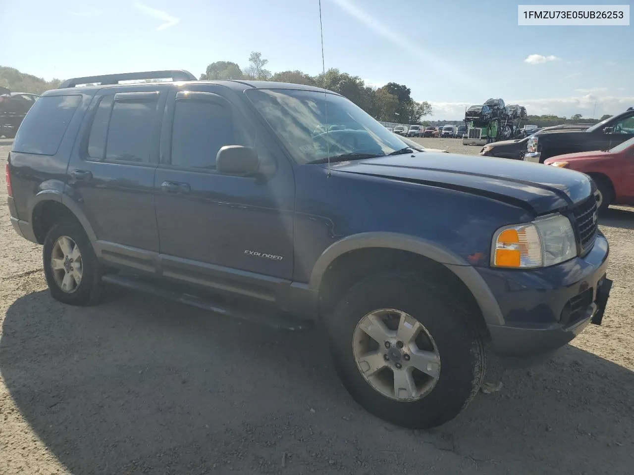 2005 Ford Explorer Xlt VIN: 1FMZU73E05UB26253 Lot: 74235304