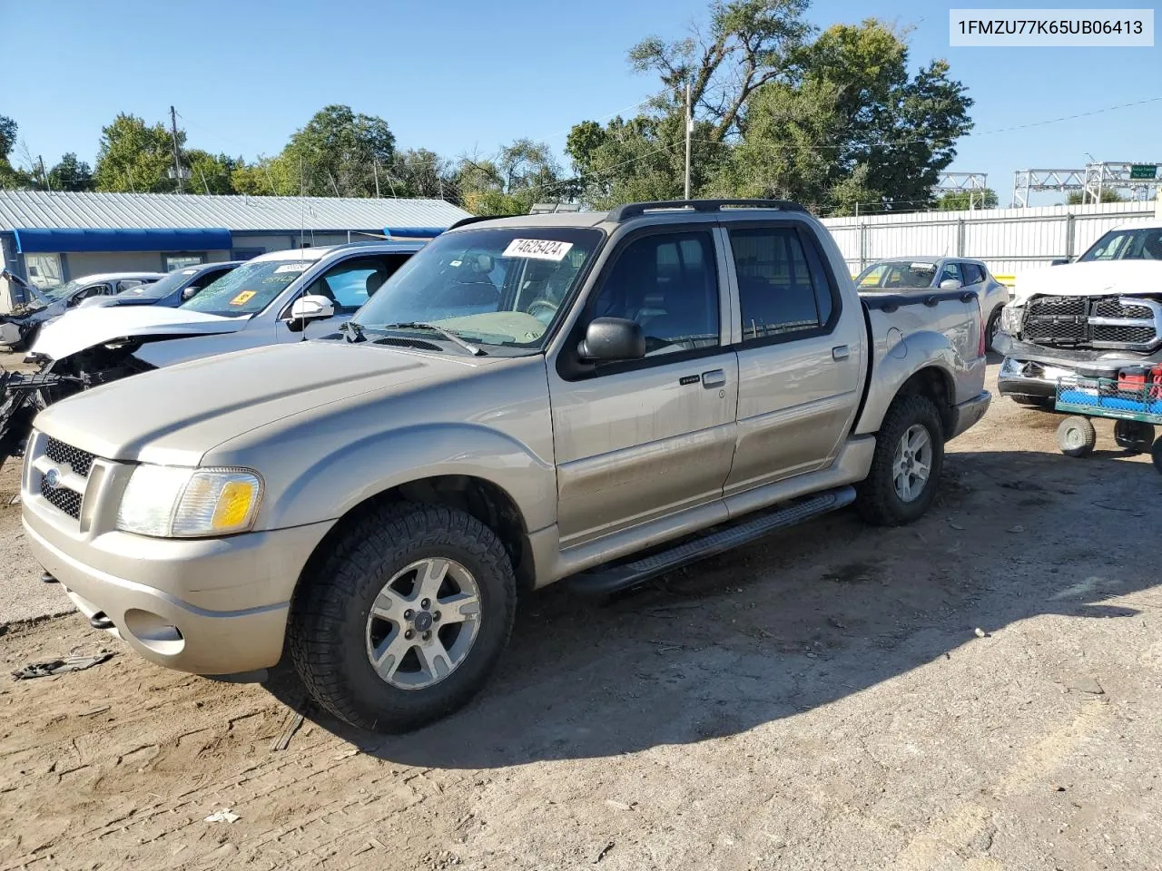 2005 Ford Explorer Sport Trac VIN: 1FMZU77K65UB06413 Lot: 74625424