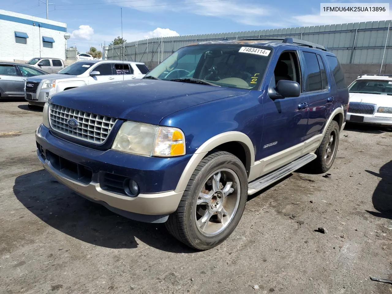 2005 Ford Explorer Eddie Bauer VIN: 1FMDU64K25UA13896 Lot: 74834114