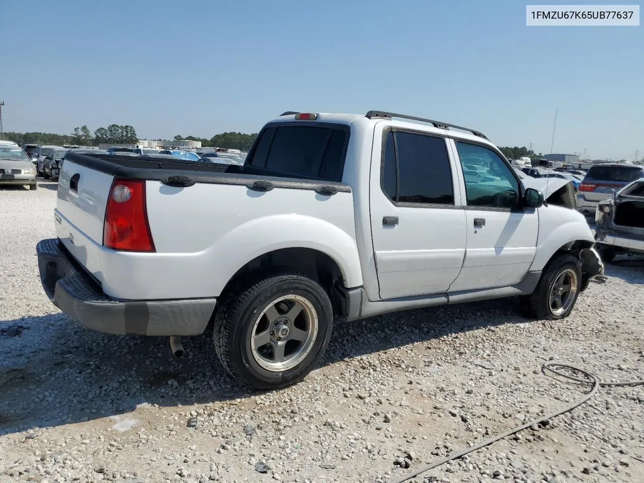 2005 Ford Explorer Sport Trac VIN: 1FMZU67K65UB77637 Lot: 75243804