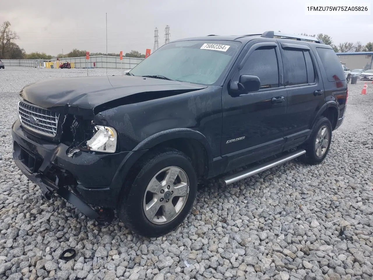 2005 Ford Explorer Limited VIN: 1FMZU75W75ZA05826 Lot: 75862354