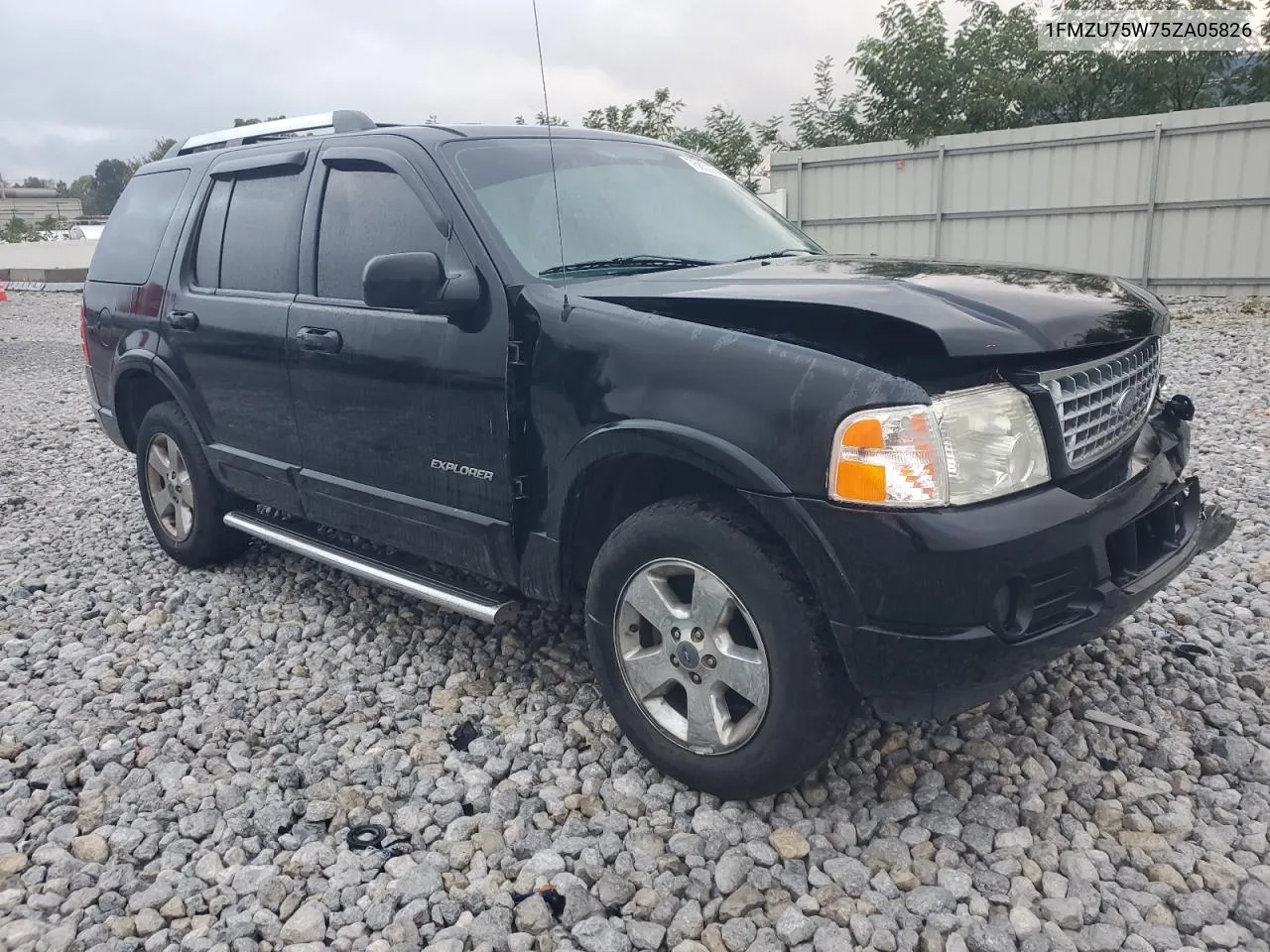 2005 Ford Explorer Limited VIN: 1FMZU75W75ZA05826 Lot: 75862354