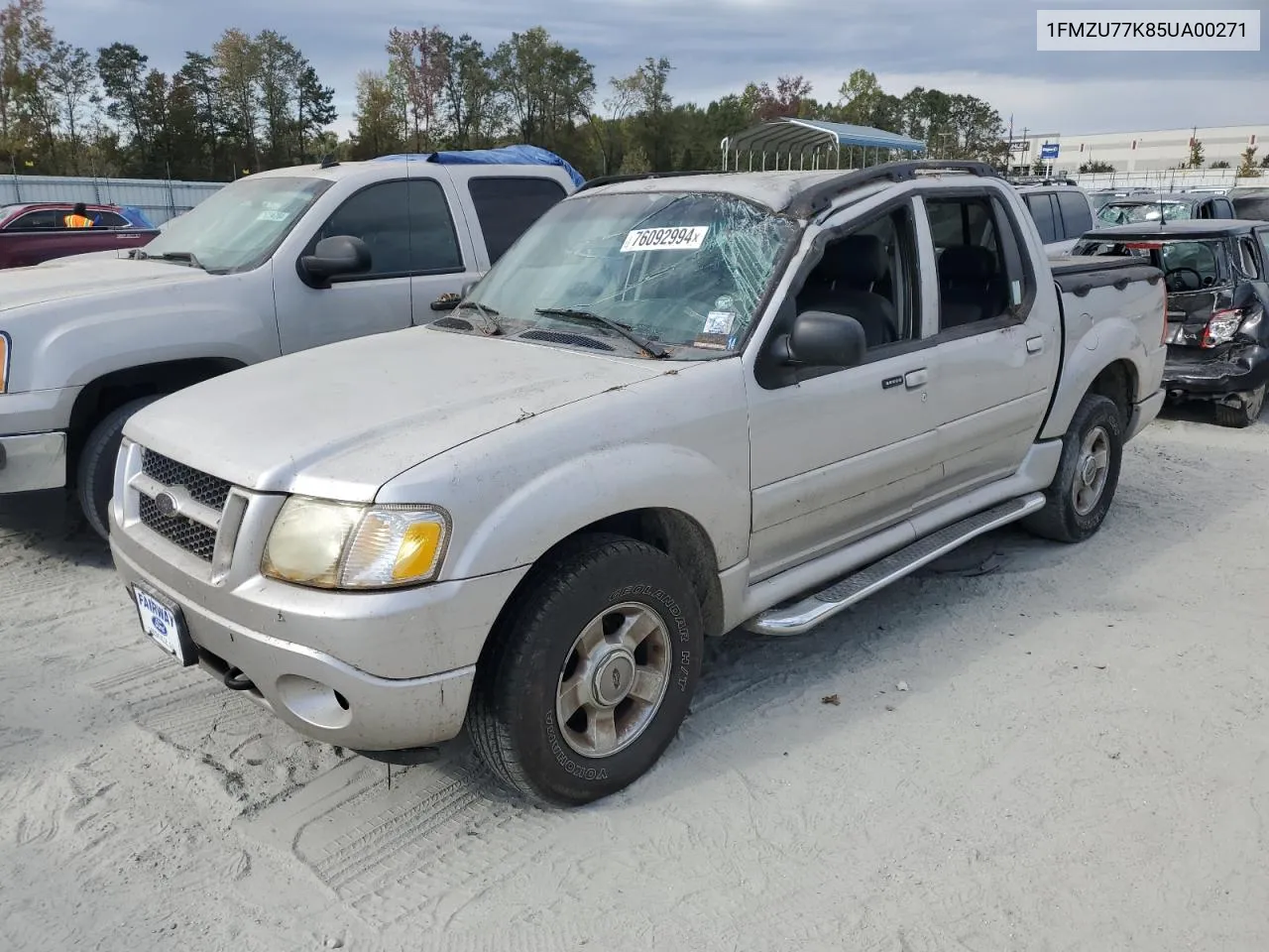 2005 Ford Explorer Sport Trac VIN: 1FMZU77K85UA00271 Lot: 76092994