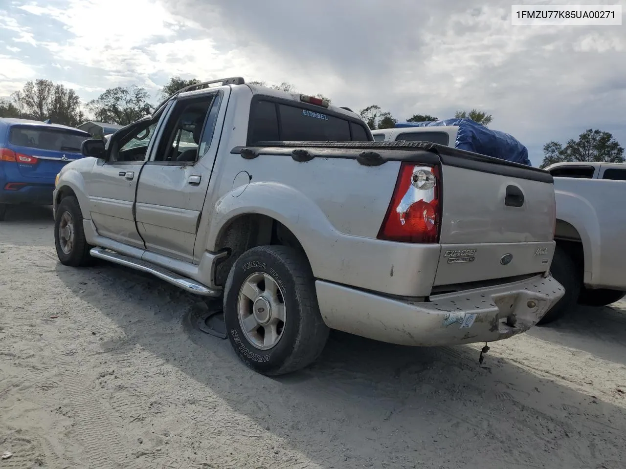 2005 Ford Explorer Sport Trac VIN: 1FMZU77K85UA00271 Lot: 76092994