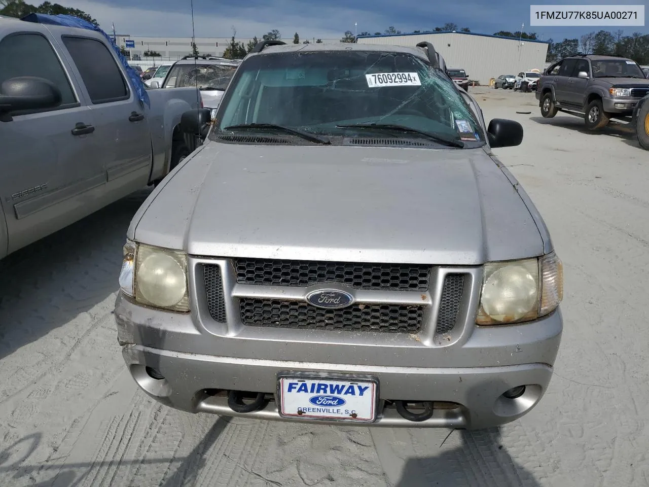 2005 Ford Explorer Sport Trac VIN: 1FMZU77K85UA00271 Lot: 76092994