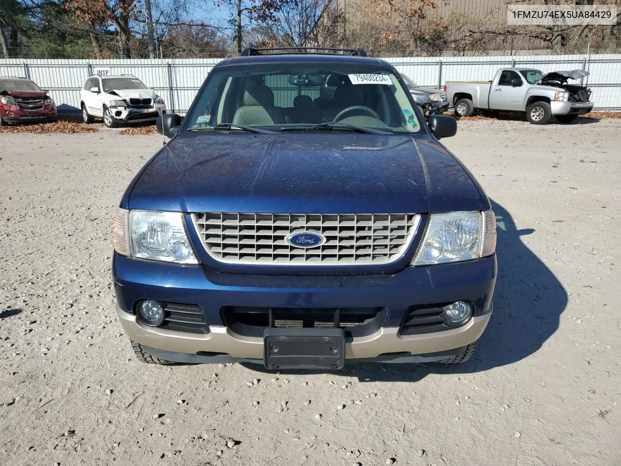 2005 Ford Explorer Eddie Bauer VIN: 1FMZU74EX5UA84429 Lot: 79400234