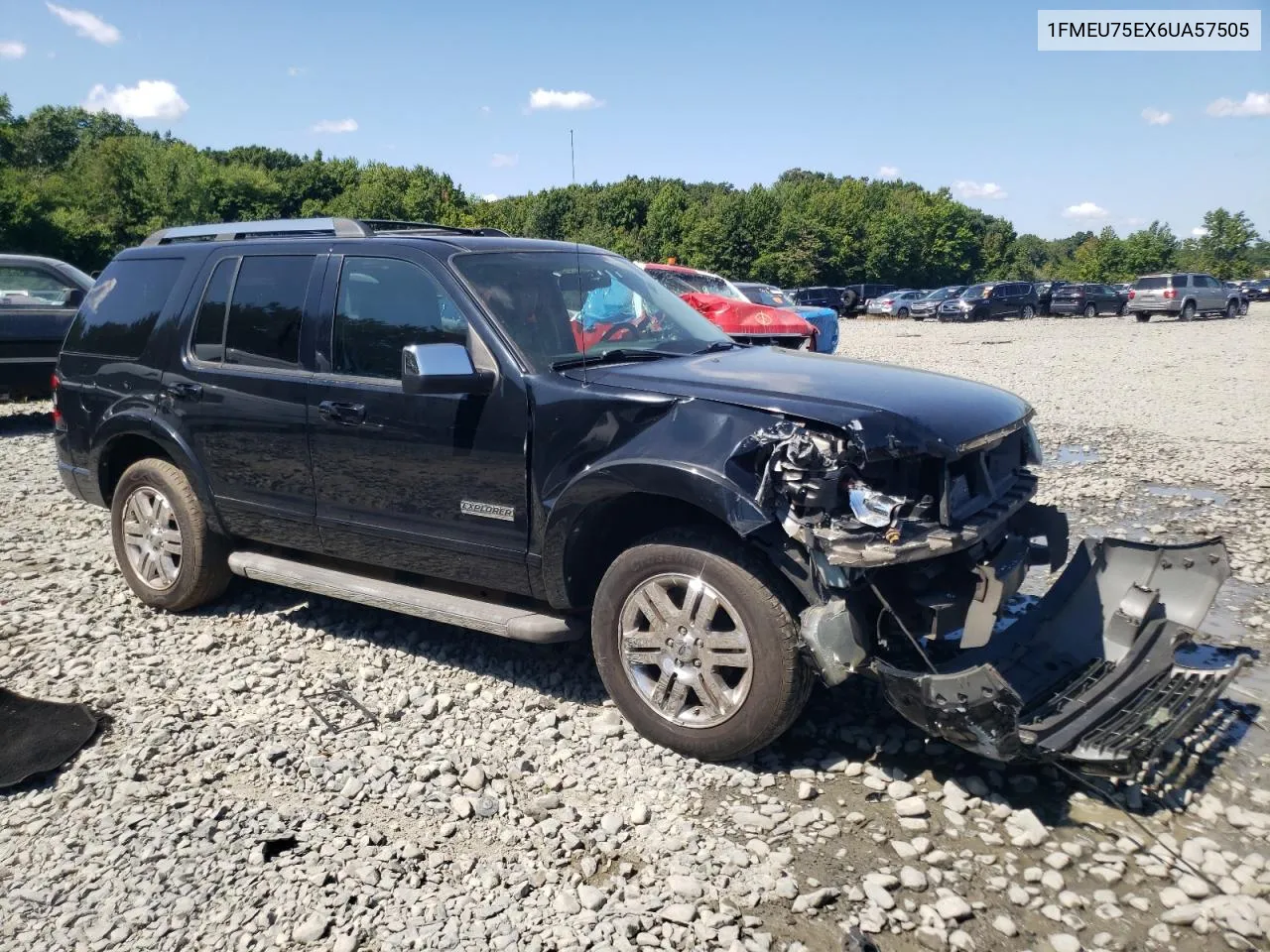 2006 Ford Explorer Limited VIN: 1FMEU75EX6UA57505 Lot: 67904374