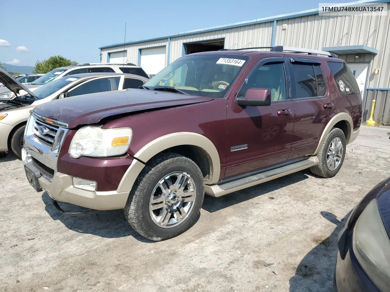 1FMEU748X6UA13547 2006 Ford Explorer Eddie Bauer