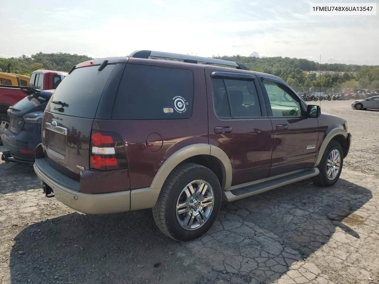 2006 Ford Explorer Eddie Bauer VIN: 1FMEU748X6UA13547 Lot: 71353164