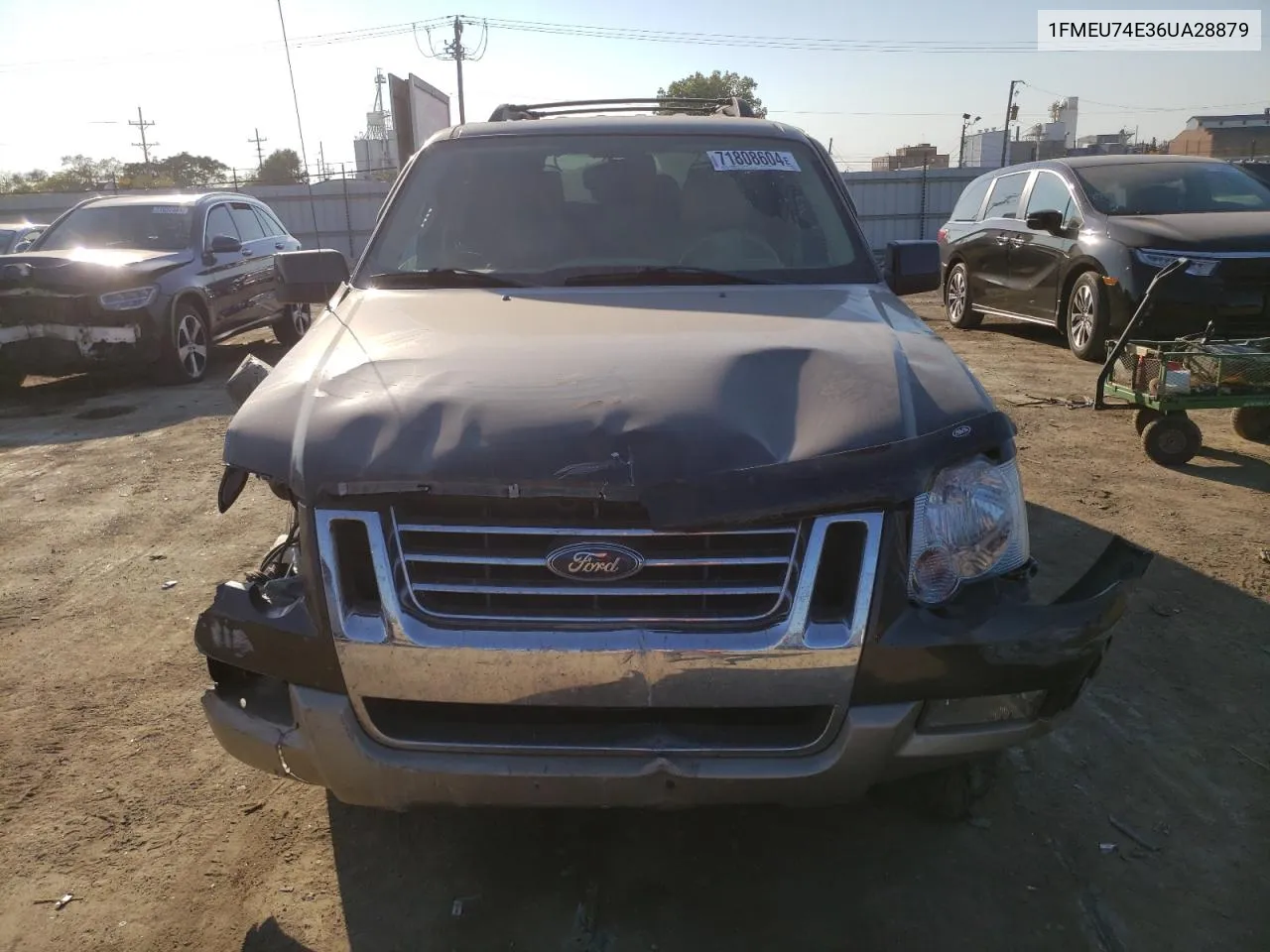 2006 Ford Explorer Eddie Bauer VIN: 1FMEU74E36UA28879 Lot: 71808604