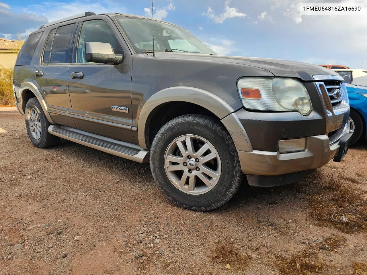 2006 Ford Explorer Eddie Bauer VIN: 1FMEU64816ZA16690 Lot: 71870184