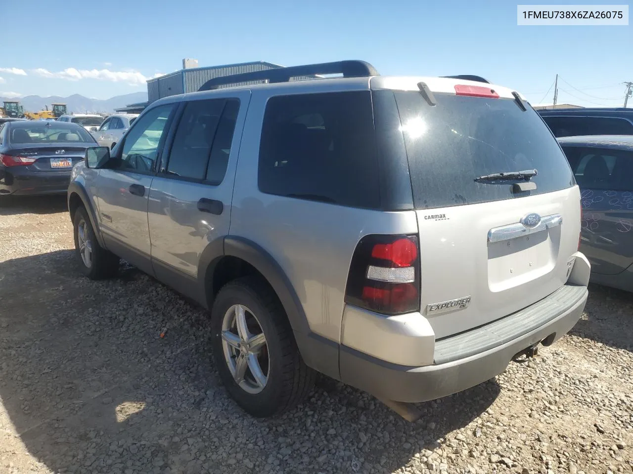 2006 Ford Explorer Xlt VIN: 1FMEU738X6ZA26075 Lot: 72141324