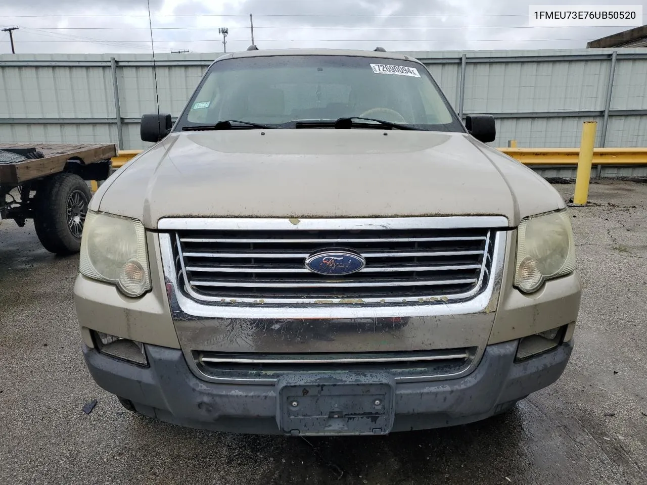 2006 Ford Explorer Xlt VIN: 1FMEU73E76UB50520 Lot: 72690094