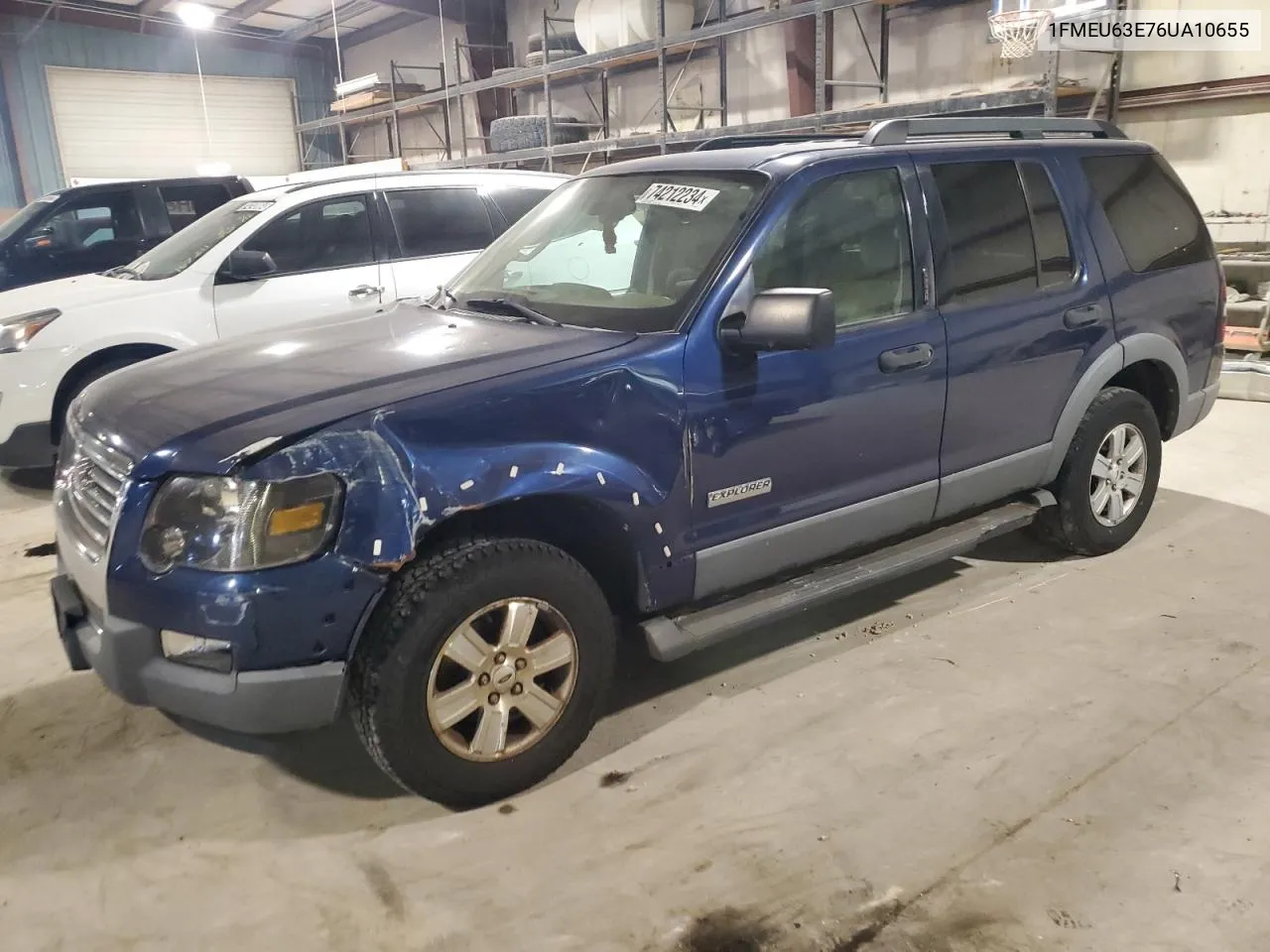 2006 Ford Explorer Xlt VIN: 1FMEU63E76UA10655 Lot: 74212234