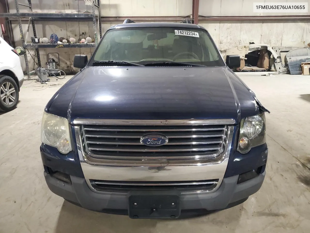 2006 Ford Explorer Xlt VIN: 1FMEU63E76UA10655 Lot: 74212234