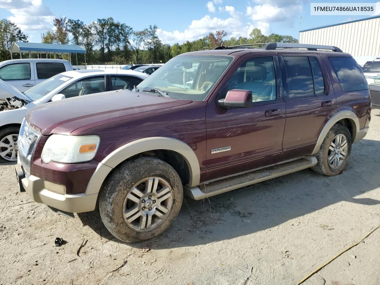 2006 Ford Explorer Eddie Bauer VIN: 1FMEU74866UA18535 Lot: 74232954