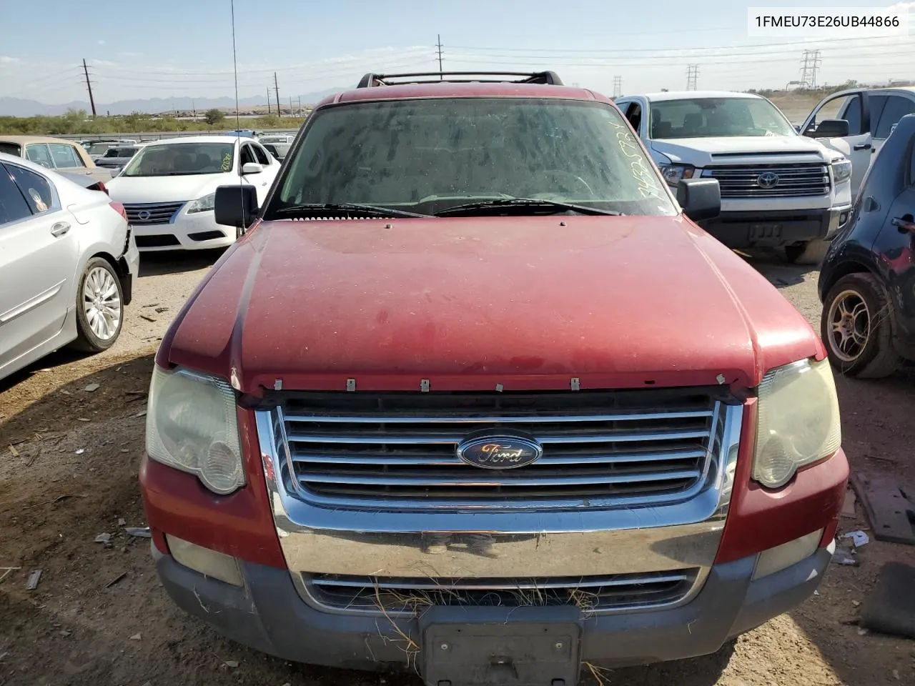 2006 Ford Explorer Xlt VIN: 1FMEU73E26UB44866 Lot: 74325924