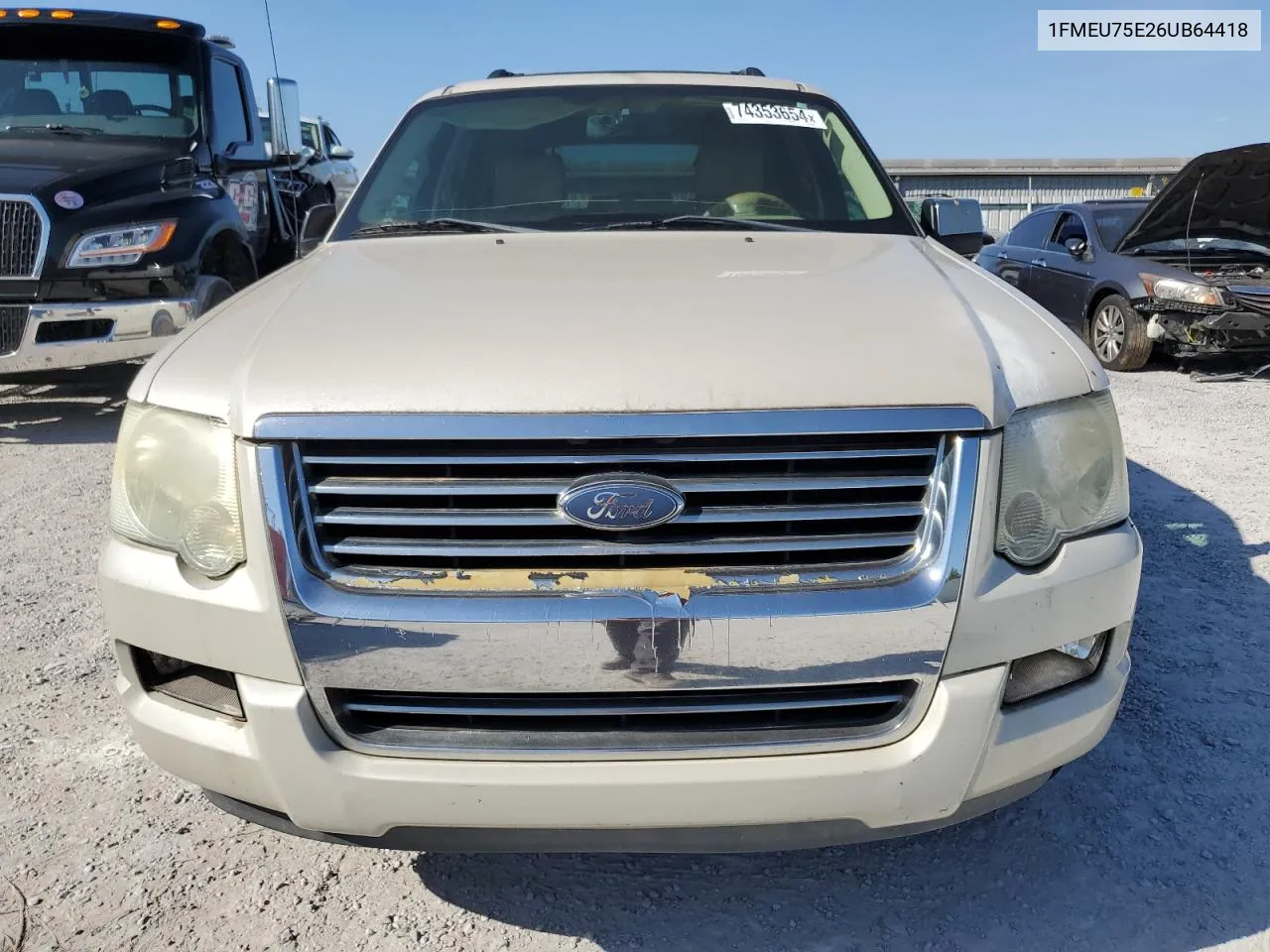 2006 Ford Explorer Limited VIN: 1FMEU75E26UB64418 Lot: 74353654