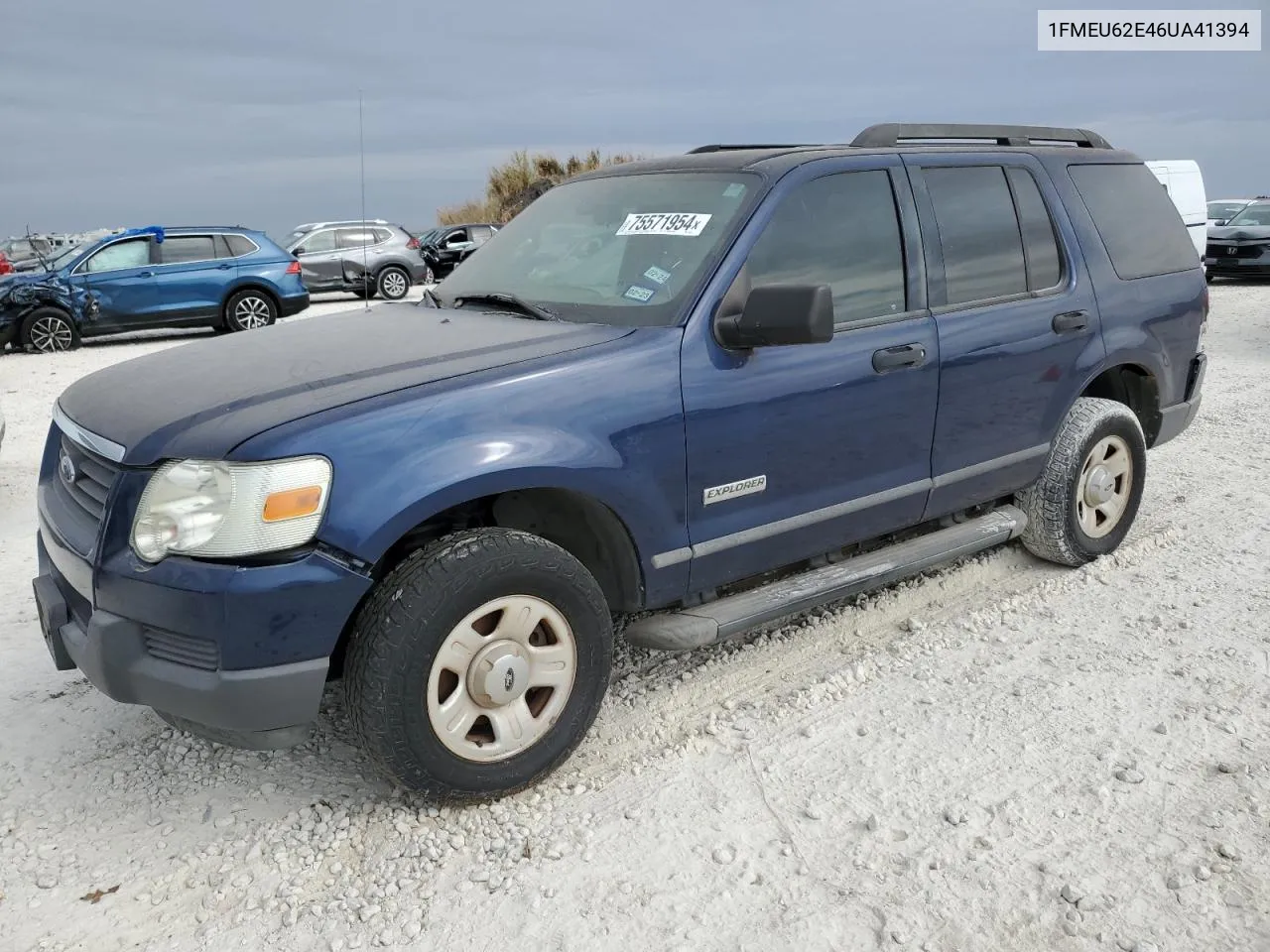 2006 Ford Explorer Xls VIN: 1FMEU62E46UA41394 Lot: 75571954