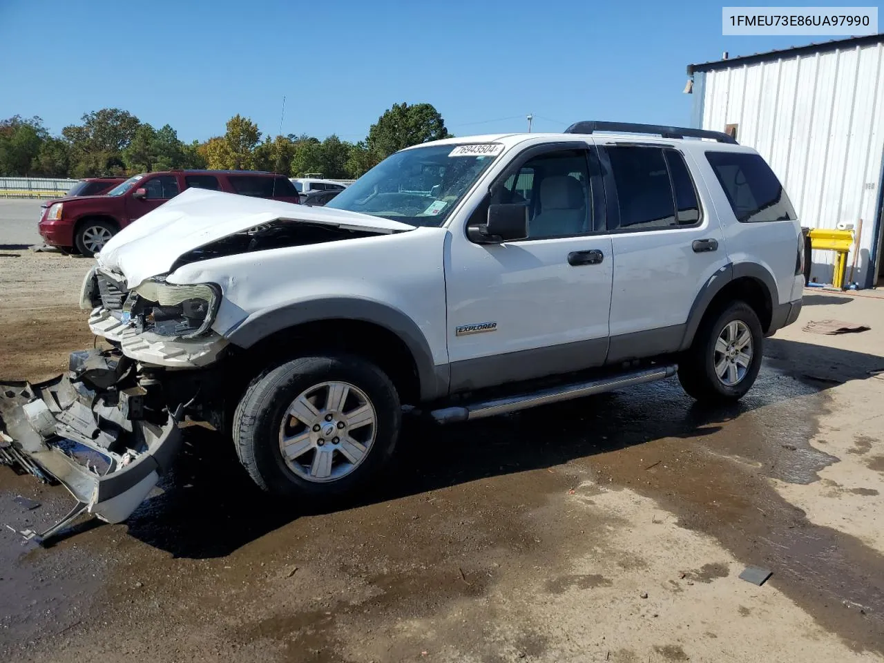 2006 Ford Explorer Xlt VIN: 1FMEU73E86UA97990 Lot: 76943504