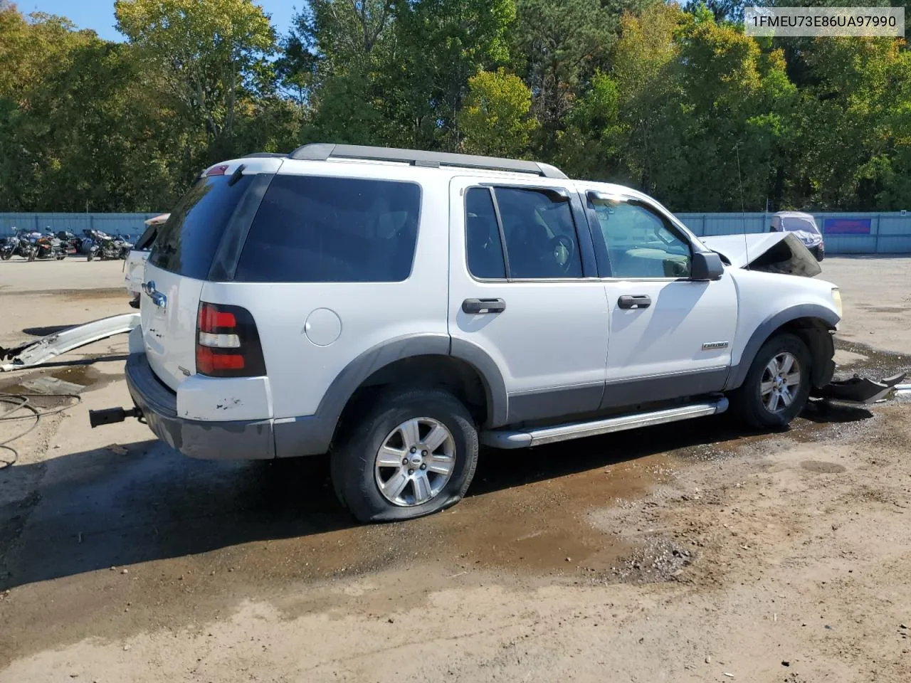 2006 Ford Explorer Xlt VIN: 1FMEU73E86UA97990 Lot: 76943504