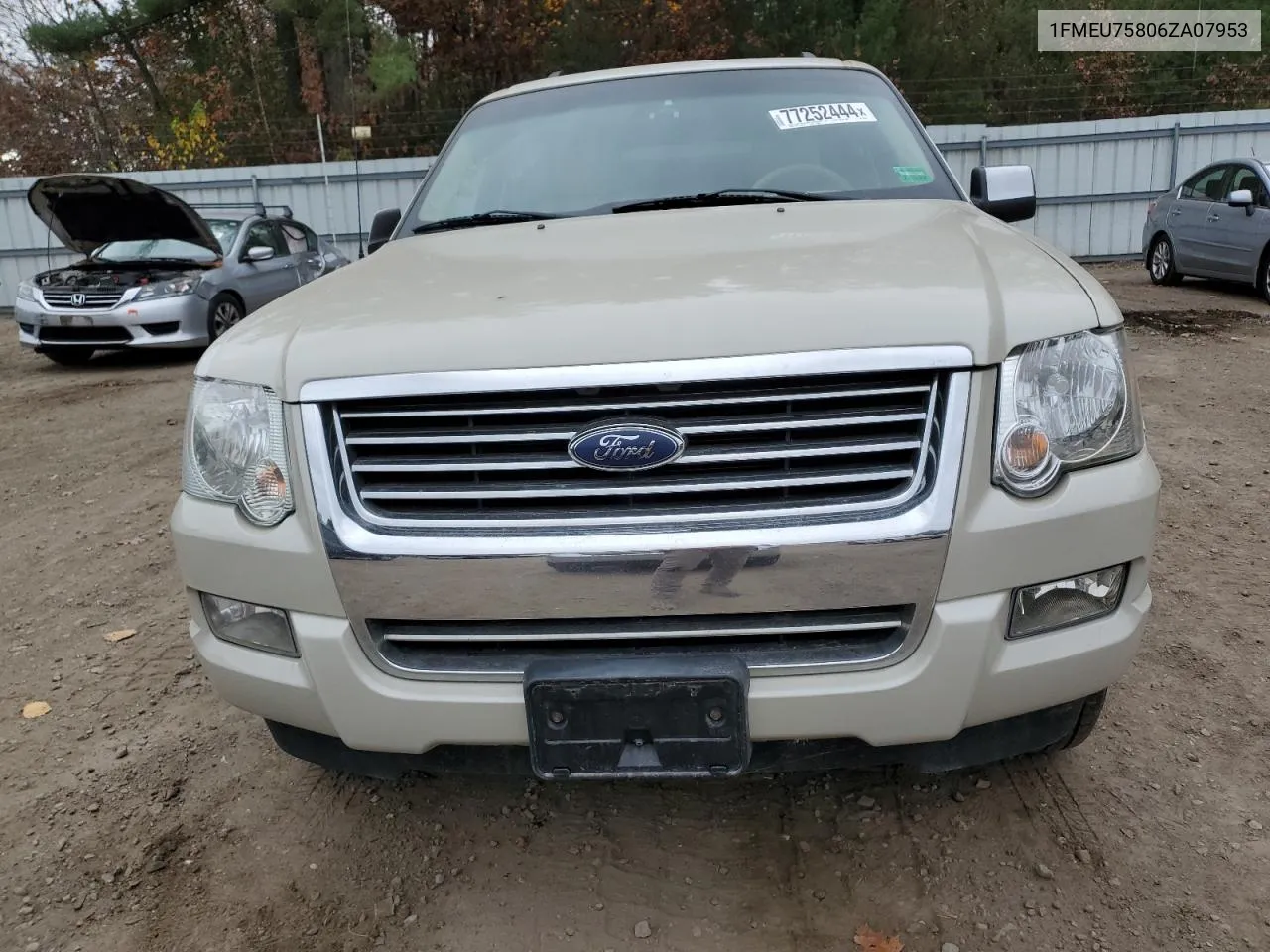 2006 Ford Explorer Limited VIN: 1FMEU75806ZA07953 Lot: 77252444