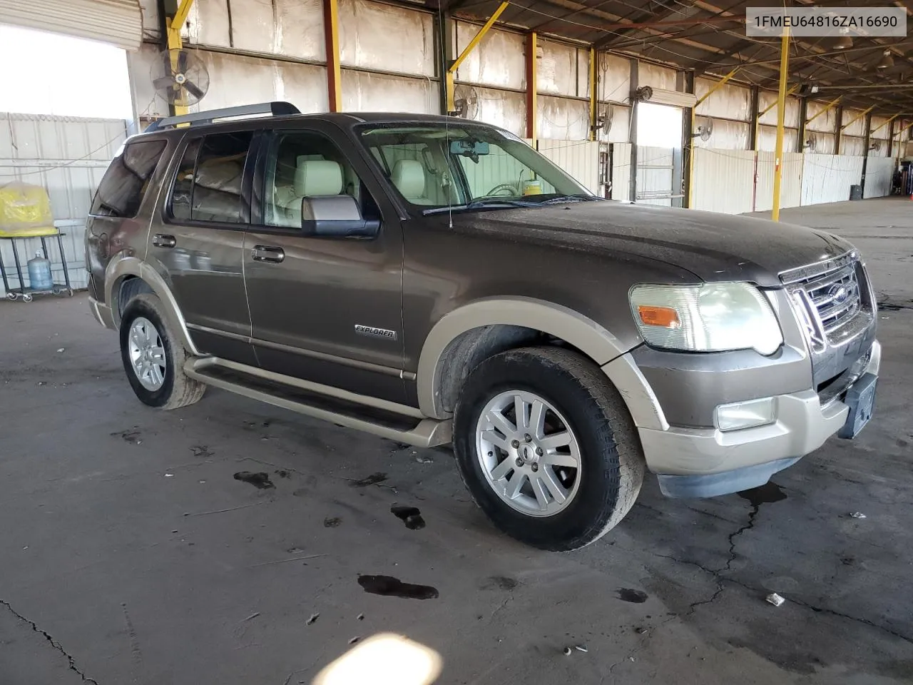 2006 Ford Explorer Eddie Bauer VIN: 1FMEU64816ZA16690 Lot: 78215824