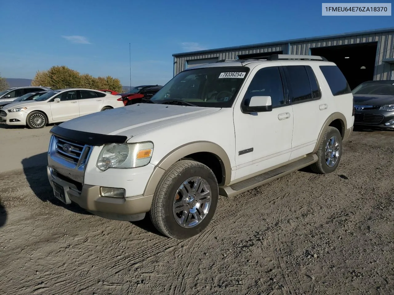 2006 Ford Explorer Eddie Bauer VIN: 1FMEU64E76ZA18370 Lot: 78336254